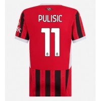 AC Milan Christian Pulisic #11 Domáci Ženy futbalový dres 2024-25 Krátky Rukáv